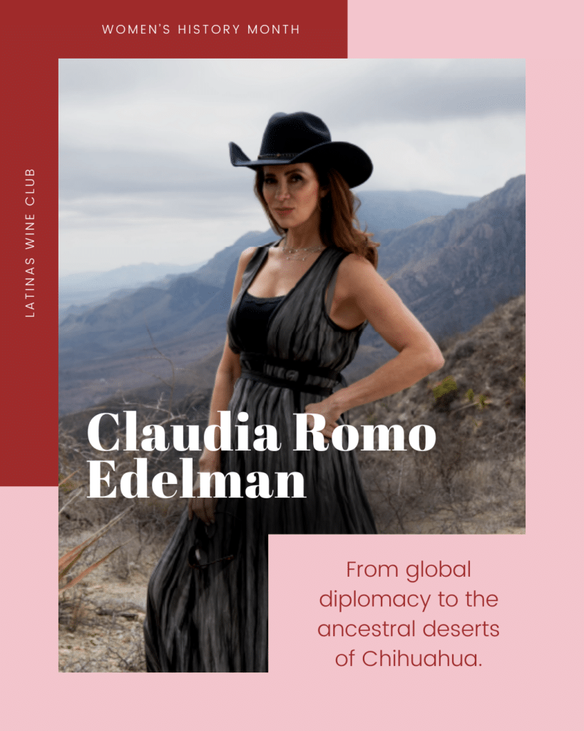 Claudia Romo Edelman founder of Sotol Romo Mexican luxury spirits
