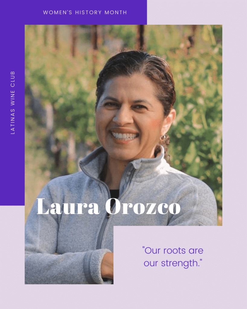 Laura Orozco of Paso d'Oro premium winemaking and Latina leadership