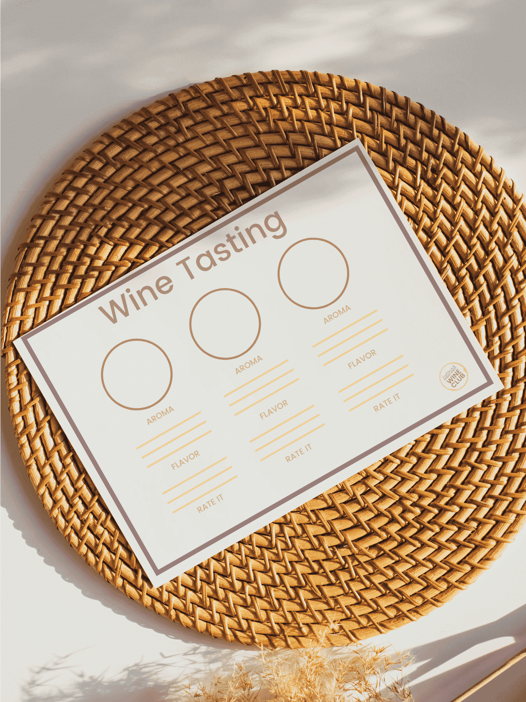Latinas Wine Club - Tasting Mats - Image 2